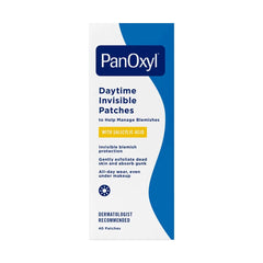 PanOxyl Daytime Invisible Blemish Patches with Salicylic Acid - 40ct: For Acne-Prone Skin, Body Application, Paraben-Free, Sulfate-Free