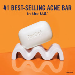 PanOxyl 10% Benzyol Peroxide Acne Cleansing Bar - 1.5oz: Paraben-Free, Vegan, Acne-Prone Skin, Unscented