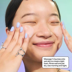 Bubble Skincare Soft Launch Hydrating Cream Cleanser - 4.2 fl oz: Sensitive & Dry Skin, Paraben-Free, Unscented
