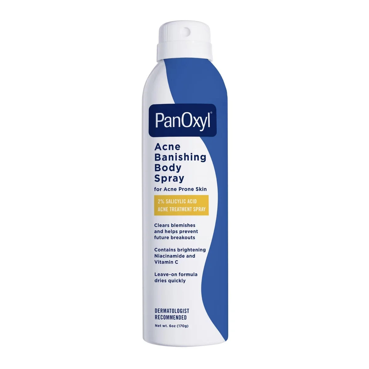 PanOxyl Acne Banishing Body Spray 2% Salicylic Acid - 6oz: Paraben-Free, Whole Body Application